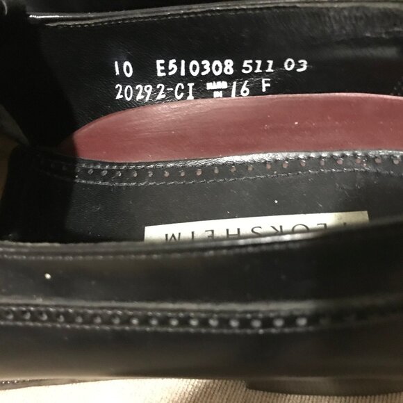 Florsheim Mens Black Dress Shoes Size 10 - Picture 8 of 8